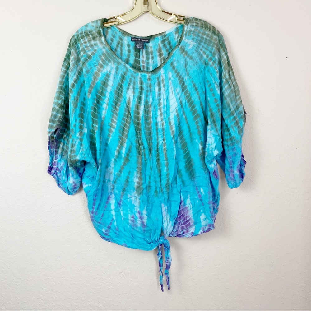 Chelsea & Theodore Tie-Dye Blouse